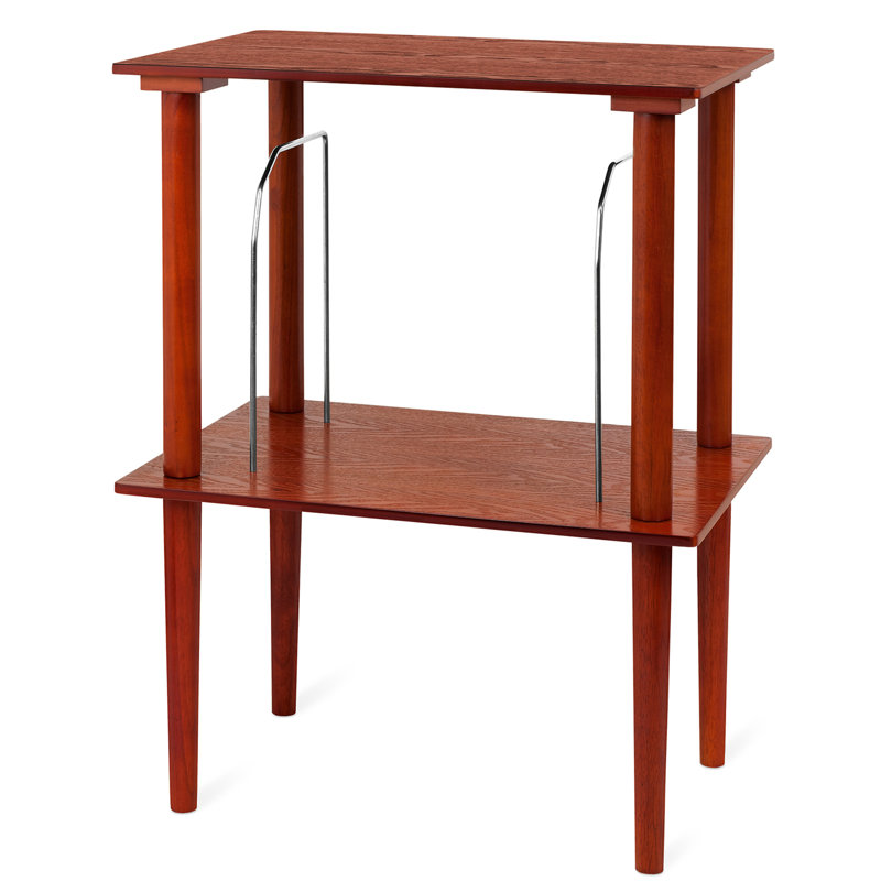27'' H Media Shelves, Mahogany