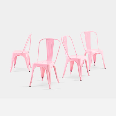 Kalya 18'' H Metal Stacking Side Chair