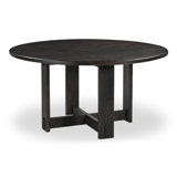 Glenn Round Dining Table Dark Brown