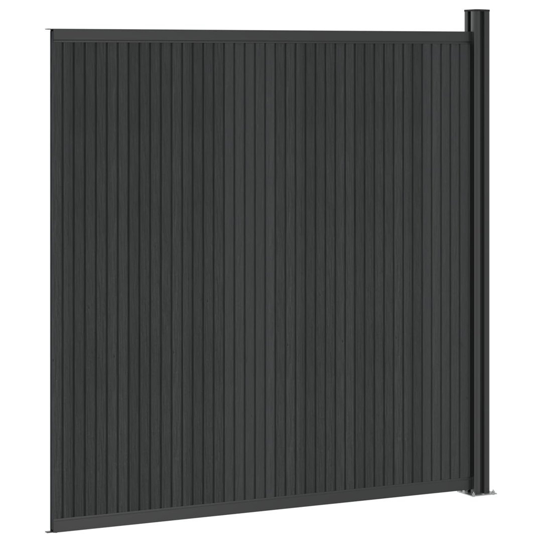 Vidaxl Fence Panel Patio Outdoor Privacy Fence Board Garden Picket Fence WPC