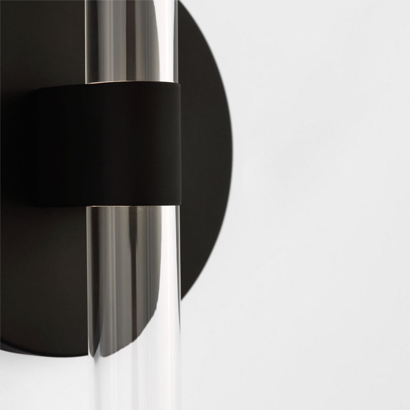 Meeks Sconce, 1, Midnight Black, 10" H x 4.5" W x 2" D