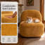 Fauteuil d'appoint pivotant rembourré sans accoudoirs-1033644164