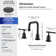 N83008H Widespread 2-handle Bathroom Faucet with Drain Assembly