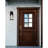 Mcquillen 18'' Tall Modern LED Outdoor Wall Lantern for Porch, Patio, and Garden-853274