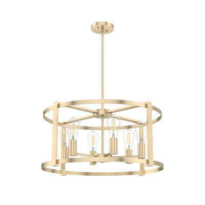Astwood 6 - Light Dimmable Drum Chandelier