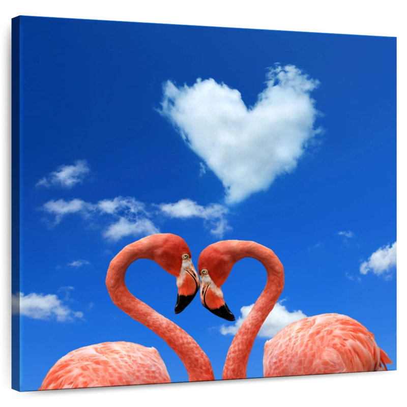 Crowle Flamingo Love In The Air, H 30 po x l 30 po