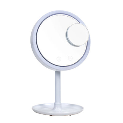 Lilyana Round Floor Mirror