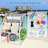 Yescom Free Standing Pool Towel Rack-110590085