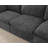 5-Piece L-Shaped Upholstered Sectional, Modular Sofa-57051987