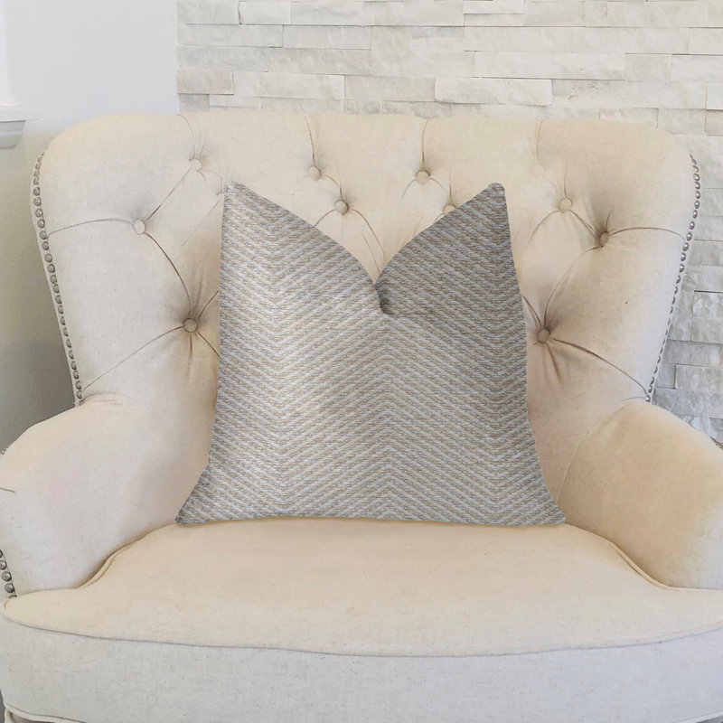 Plainville Chevron Reversible Throw Pillow, 20" x 20"