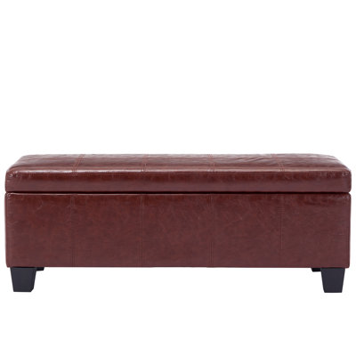 Rectangle Upholstered Storage Bench Ottoman&Stool