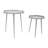 Set Of 2 Hexagonal Side Tables