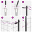 120cm H x 2500cm W Steel Border Fencing