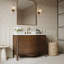 Meuble-lavabo simple en chêne Emmy-124527374-129067984