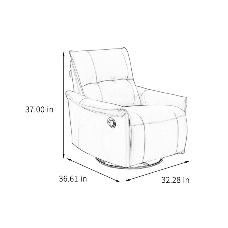 Simple fashion sofa quality home lazy recliner, Beige