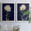 PRETTY AS A PEONY I - Ensemble de 2 reproductions de cadres photo sur toile-1201202781-1201202725