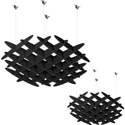 Panneau acoustique gaufré pour plafond VIVO, ensemble de 2