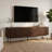 Doud TV Stand with 3 - 4 Doors for TVs up to 75’’, Media Console with Vertical Groove Design and Metal Legs, Modern Entertainment Center for Living Room and Bedroom, Effortless Assembly-955401314-949750060