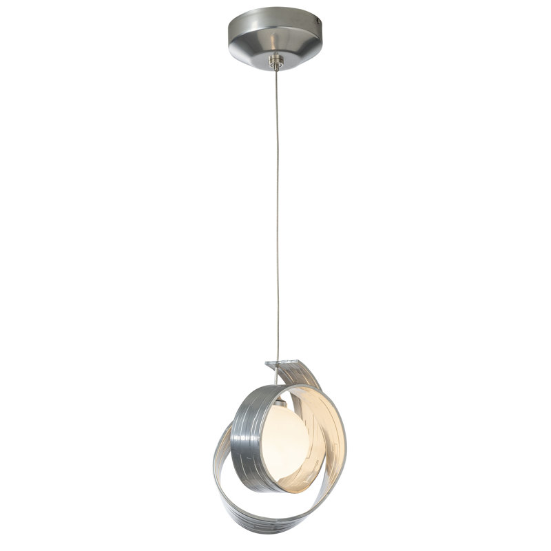 Riza 1 - Light Unique Geometric Pendant, Sterling