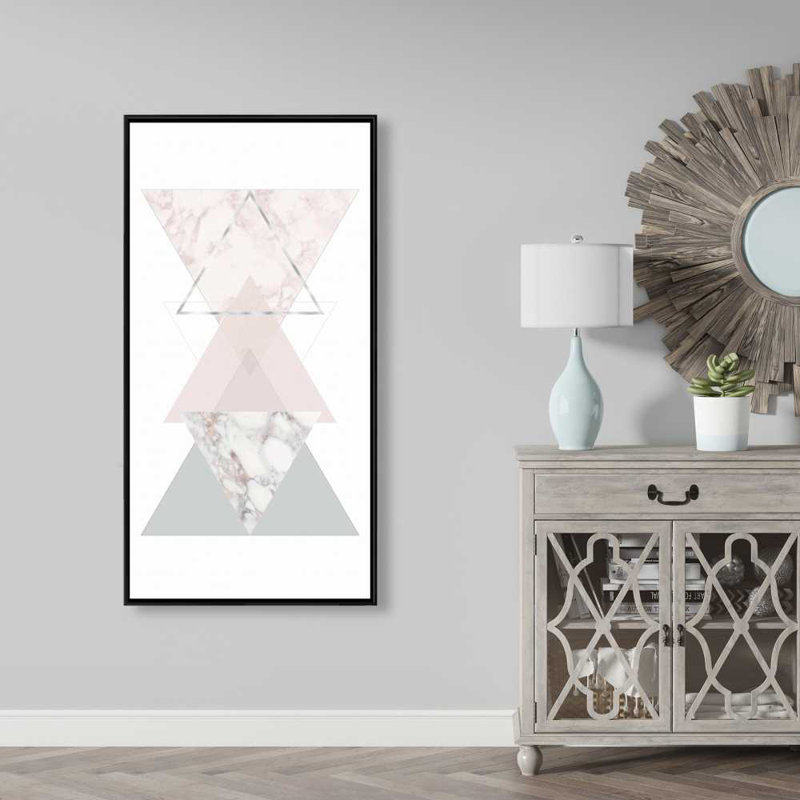 Geometric Art - Scandinavian Patterns Framed Canvas Decor