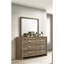 Mobilier de chambre à coucher 1 tiroir à 6 tiroirs de style contemporain en bois