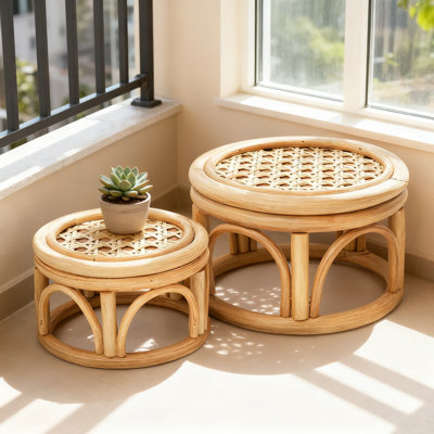 Ensemble de 2 supports à plantes Boho