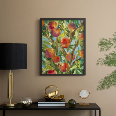 Just Peachy, reproduction encadrée - bois massif
