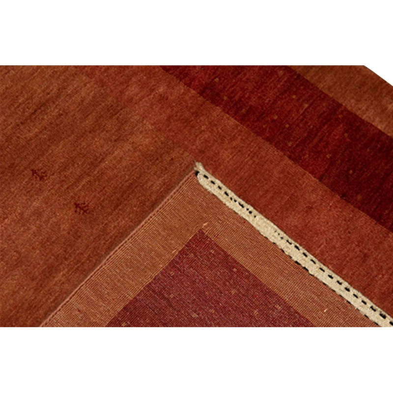 Hand-Knotted High-Quality Rust Area Rug