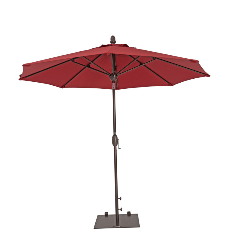 Nadeer 108'' Market Umbrella, Jockey Red