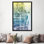 "Color Gradient Urban Street Map Series", Chicago, Illinois, États-Unis, impression sur toile tendue