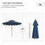 Parasol de patio 9 pi Outsunny-461689809