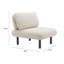 Chaise d'appoint moderne avec chaise longue et chaise d'extérieur