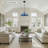 Pendant Light Stained Glass Hanging Lamp 2-Light