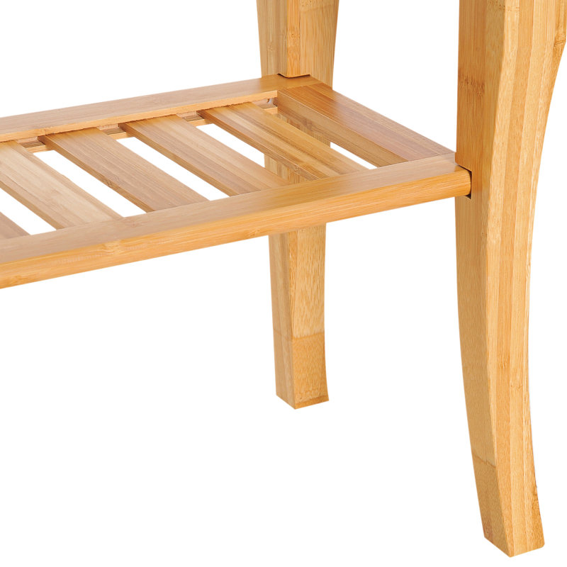 Tabouret de douche 20,12 po avec rangement - fournit une étagère supplémentaire de siège efficace pour garder la salle de bain bien rangée