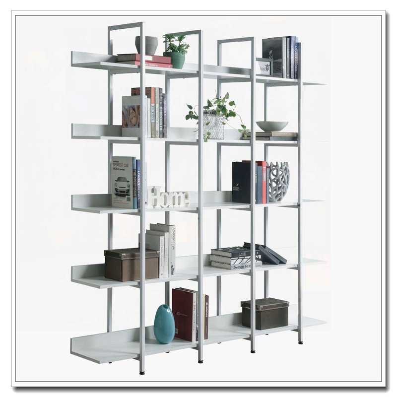 Bibliothèque 5 niveaux, Blanc
