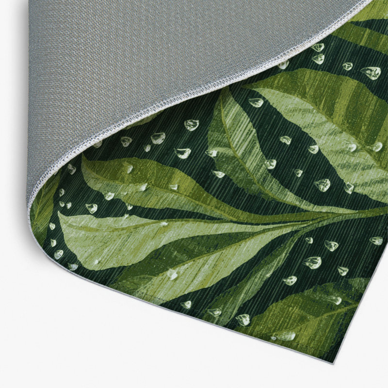 Tapis d'intérieur et d'extérieur vert Nature, Rectangulaire 2 pi x 3 pi