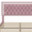 Upholstered Bed Frame With LED Lights-1433047446