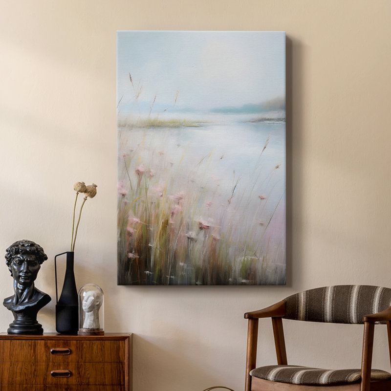 Imprimé floral rétro CCxxxi - galerie sur mesure, H 27 po x l 18 po
