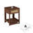 1-Drawer Rattan Nightstand with Open Storage Shelf-1015278452