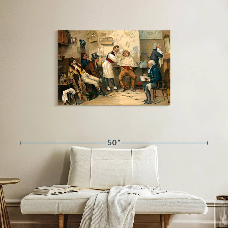 Shuttleworth Barbershop Shave 1885, 24" H x 36" W