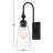Picola 1 - Light Dimmable Armed Sconce in Matte Black-485167499