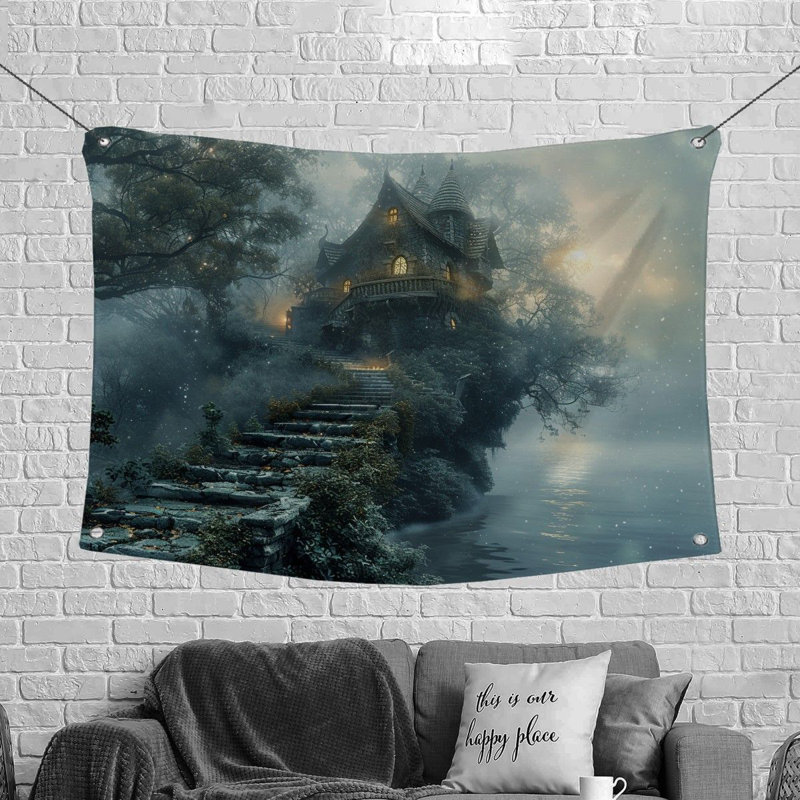 Tapisserie en microfibre, H 88 po x l 104 po