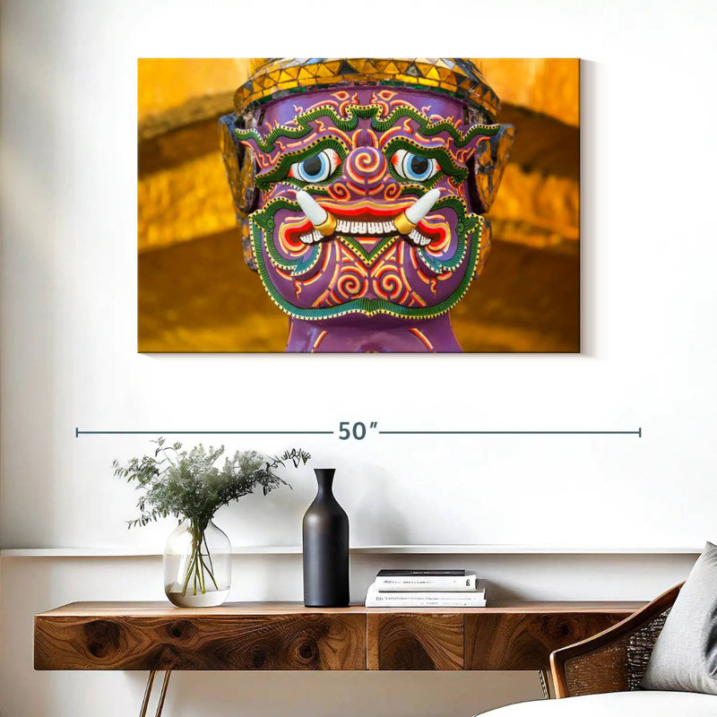 Javetta Wat Phra Kaew Statue, 26" H x 39" W