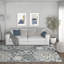 Tapis gris Floressa-1671589739