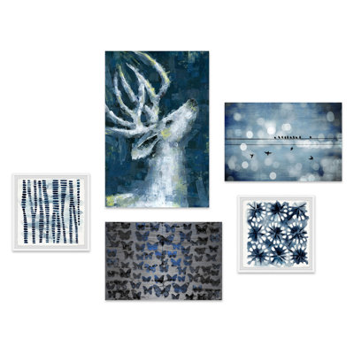 " Blue Nature " 5 - Pieces