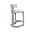 Brooklyn Upholstered Stool with Solid Wood Frame-70809194