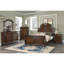 Mobilier de chambre à coucher avec tête de lit et pied de lit style traditionnel grand lit 1pc