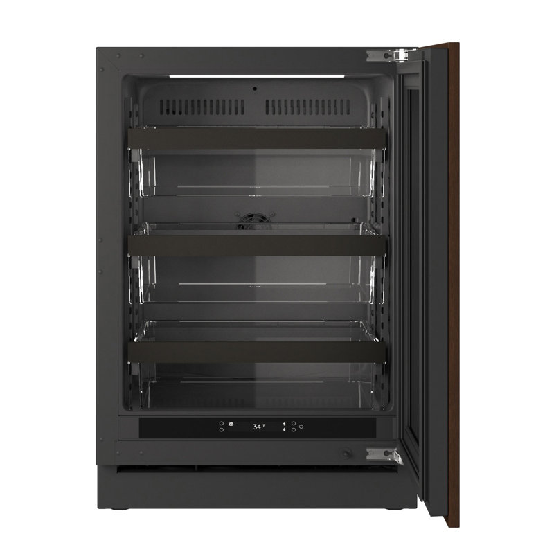 U-Line 24"W. Seamless 5.1 Cu.Ft. Compact Refrigerator - Panel Ready, Panel Ready Solid Frame