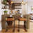 63-inch Kitchen Island With Storage, Farmhouse Stationary Island Table With Large Countertop