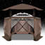 Pavillon de jardin Starry Sky Top 12 x 12 avec fenêtres en filet et parois latérales-104885081